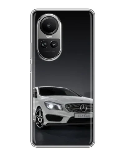 Чехол для OPPO Reno 10 Pro с картинкой «Mercedes AMG GT Silver» Чехол для OPPO Reno 10 Pro с картинкой «Mercedes AMG GT Silver»