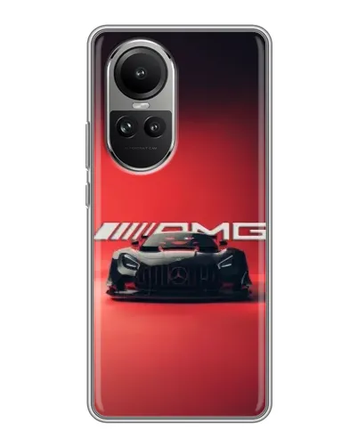 Чехол для OPPO Reno 10 Pro с картинкой «Mercedes AMG — красная линия» Чехол для OPPO Reno 10 Pro с картинкой «Mercedes AMG — красная линия»