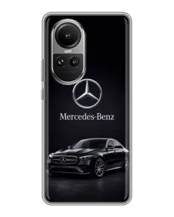Чехол для OPPO Reno 10 Pro с картинкой «Mercedes — решетка радиатора»