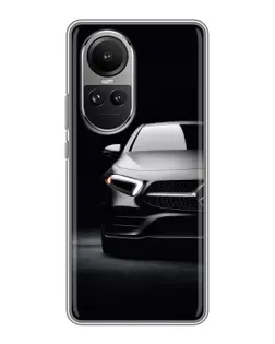 Чехол для OPPO Reno 10 Pro с картинкой «Свет фар Mercedes»