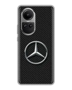 Чехол для OPPO Reno 10 Pro с картинкой «Карбоновый Mercedes стиль» Чехол для OPPO Reno 10 Pro с картинкой «Карбоновый Mercedes стиль»