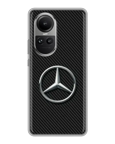 Чехол для OPPO Reno 10 Pro с картинкой «Карбоновый Mercedes стиль» Чехол для OPPO Reno 10 Pro с картинкой «Карбоновый Mercedes стиль»