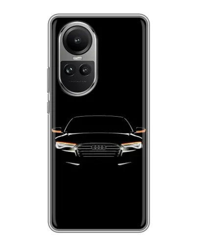 Чохол для OPPO Reno 10 Pro з картинкою «Audi — нічний контур»