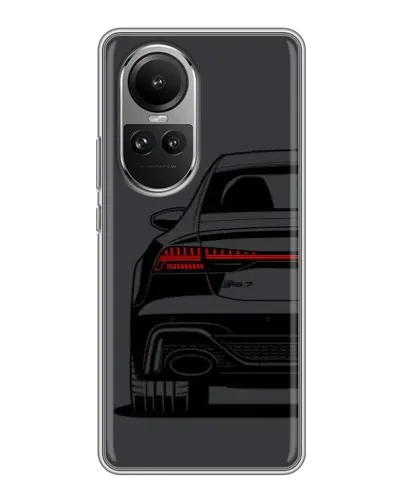 Чохол для OPPO Reno 10 Pro з картинкою «Задня частина Audi — арт»