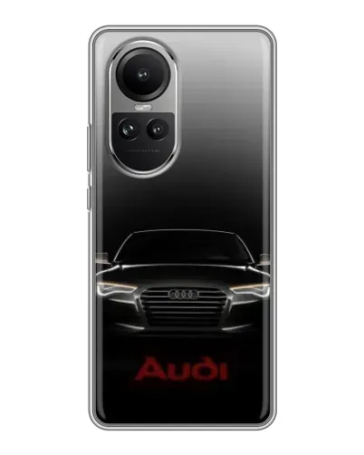 Чохол для OPPO Reno 10 Pro з картинкою «Audi — градієнтний контур»