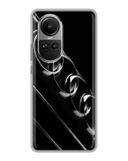 Чехол для OPPO Reno 10 Pro с картинкой «Audi — абстрактные кольца»
