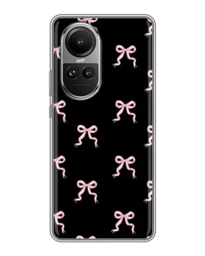 Чехол для OPPO Reno 10 Pro с картинкой «Бант-цветок»
