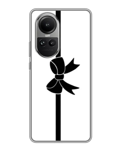 Чехол для OPPO Reno 10 Pro с картинкой «Вертикальный бант»
