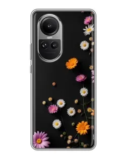 Чехол для OPPO Reno 10 Pro с картинкой «Цветочная композиция» Чехол для OPPO Reno 10 Pro с картинкой «Цветочная композиция»