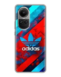 Чехол для OPPO Reno 10 с картинкой «Абстракция Adidas»