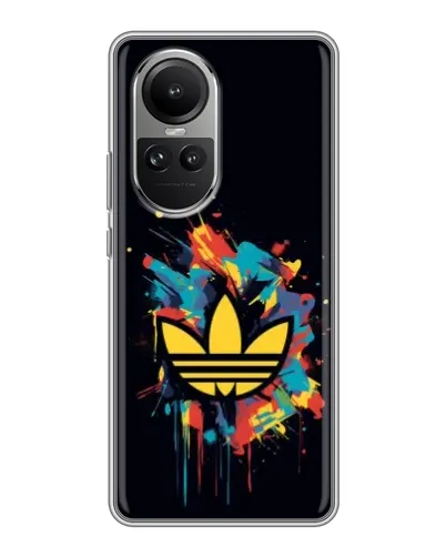 Чехол для OPPO Reno 10 с картинкой «Adidas Splash»