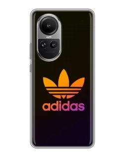 Чехол для OPPO Reno 10 с картинкой «Градиент Adidas» Чехол для OPPO Reno 10 с картинкой «Градиент Adidas»