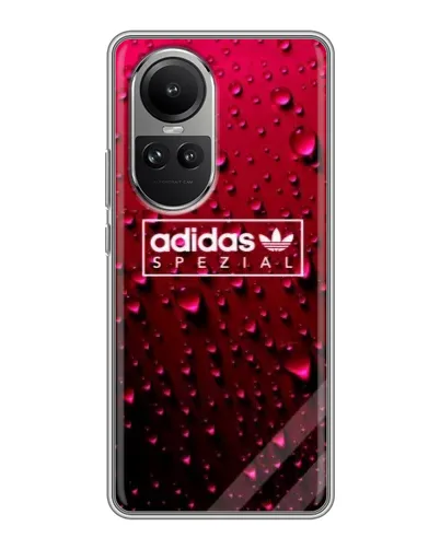 Чехол для OPPO Reno 10 с картинкой «Adidas Gold Marble»