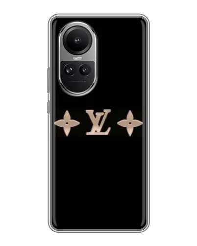 Чехол для OPPO Reno 10 с картинкой «Louis Vuitton — минимализм»
