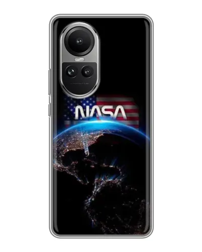 Чехол для OPPO Reno 10 с картинкой «Земля из космоса NASA» Чехол для OPPO Reno 10 с картинкой «Земля из космоса NASA»