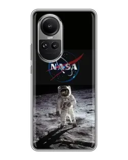Чехол для OPPO Reno 10 с картинкой «Астронавт на Луне» Чехол для OPPO Reno 10 с картинкой «Астронавт на Луне»