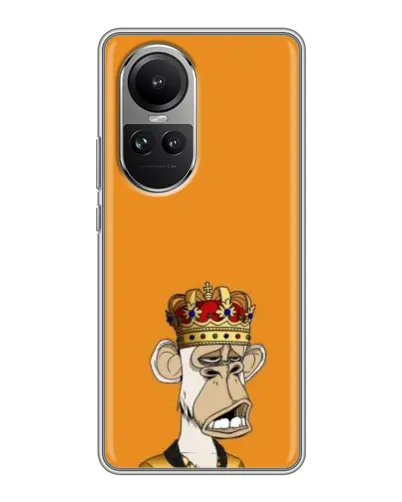 Чехол для OPPO Reno 10 с картинкой «Золотая обезьяна Bored Ape» Чехол для OPPO Reno 10 с картинкой «Золотая обезьяна Bored Ape»