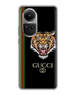 Чехол для OPPO Reno 10 с картинкой «Тигр Gucci»