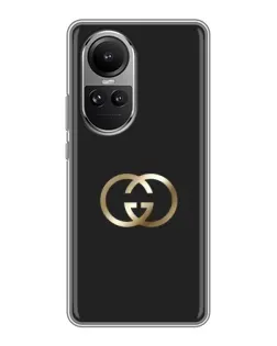 Чехол для OPPO Reno 10 с картинкой «Минимализм Gucci»