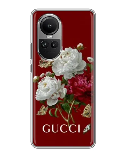 Чехол для OPPO Reno 10 с картинкой «Gucci —  сад»