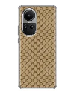 Чехол для OPPO Reno 10 с картинкой «Gucci — классический беж» Чехол для OPPO Reno 10 с картинкой «Gucci — классический беж»