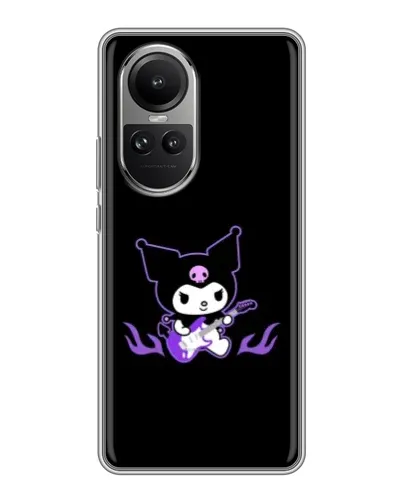 Чехол для OPPO Reno 10 с картинкой «Электрическая Kuromi»