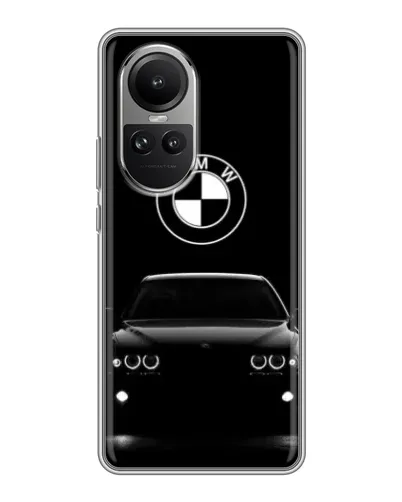 Чехол для OPPO Reno 10 с картинкой «BMW — взгляд из темноты»