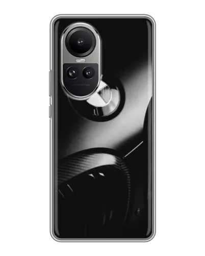 Чехол для OPPO Reno 10 с картинкой «Эмблема BMW — макро»