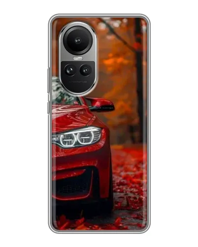 Чехол для OPPO Reno 10 с картинкой «Осенняя BMW M4»