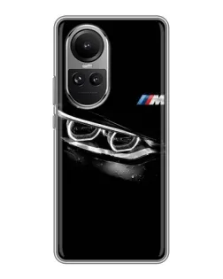 Чехол для OPPO Reno 10 с картинкой «BMW — взгляд тигра»