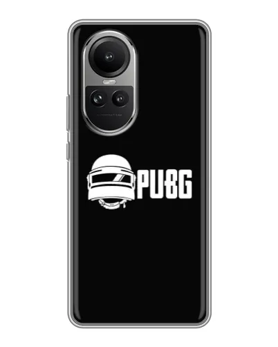 Чехол для OPPO Reno 10 с картинкой «PUBG — классический лого» Чехол для OPPO Reno 10 с картинкой «PUBG — классический лого»