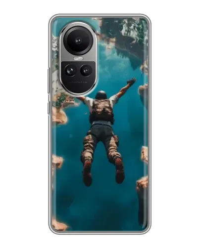 Чехол для OPPO Reno 10 с картинкой «PUBG — свободное падение» Чехол для OPPO Reno 10 с картинкой «PUBG — свободное падение»