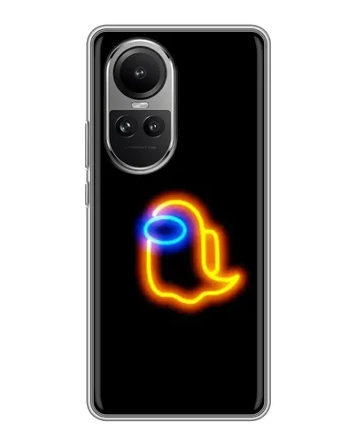 Чехол для OPPO Reno 10 с картинкой «Among Us неоновое сияние» Чехол для OPPO Reno 10 с картинкой «Among Us неоновое сияние»
