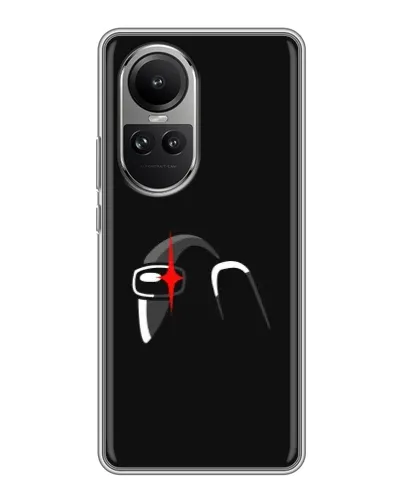 Чехол для OPPO Reno 10 с картинкой «Among Us шлем» Чехол для OPPO Reno 10 с картинкой «Among Us шлем»
