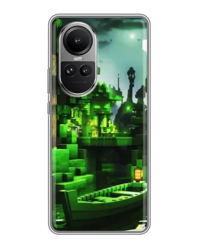 Чехол для OPPO Reno 10 с картинкой «Minecraft лесной пейзаж» Чехол для OPPO Reno 10 с картинкой «Minecraft лесной пейзаж»
