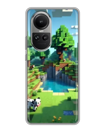 Чехол для OPPO Reno 10 с картинкой «Minecraft летний день» Чехол для OPPO Reno 10 с картинкой «Minecraft летний день»