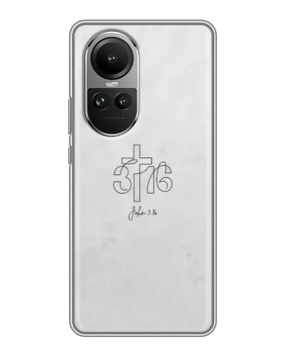 Чехол для OPPO Reno 10 с картинкой «Иоанна 3:16 Крест» Чехол для OPPO Reno 10 с картинкой «Иоанна 3:16 Крест»