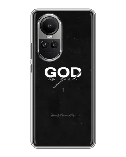 Чехол для OPPO Reno 10 с картинкой «GOD — Бог над всем» Чехол для OPPO Reno 10 с картинкой «GOD — Бог над всем»