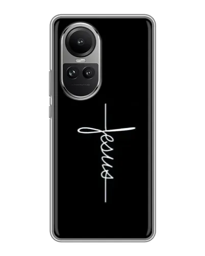 Чехол для OPPO Reno 10 с картинкой «Тонкая линия веры» Чехол для OPPO Reno 10 с картинкой «Тонкая линия веры»