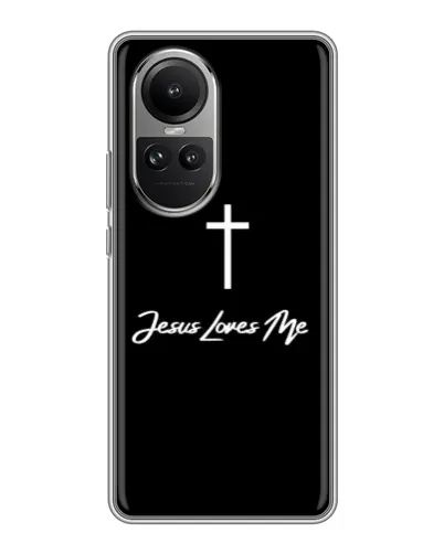 Чехол для OPPO Reno 10 с картинкой «Иисус любит тебя» Чехол для OPPO Reno 10 с картинкой «Иисус любит тебя»