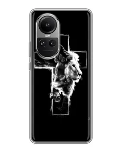 Чехол для OPPO Reno 10 с картинкой «Сияющий крест Jesus» Чехол для OPPO Reno 10 с картинкой «Сияющий крест Jesus»