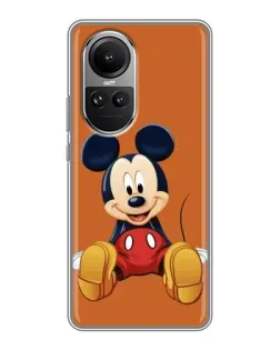 Чехол для OPPO Reno 10 с картинкой «Микки отдыхает»