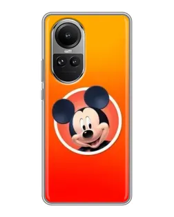Чехол для OPPO Reno 10 с картинкой «Mickey в круге»