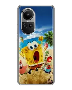 Чехол для OPPO Reno 10 с картинкой «Развлечения на пляже»