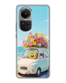 Чехол для OPPO Reno 10 с картинкой «Автомобильное путешествие»