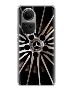 Чехол для OPPO Reno 10 с картинкой «Диск Mercedes»