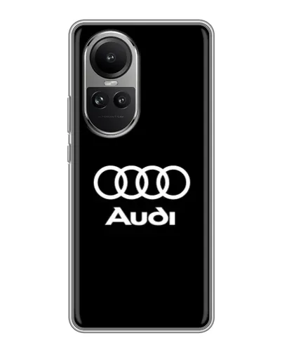 Чехол для OPPO Reno 10 с картинкой «Классическое лого Audi»