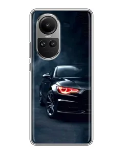 Чехол для OPPO Reno 10 с картинкой «Audi — хищный взгляд»