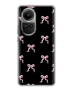 Чехол для OPPO Reno 10 с картинкой «Бант-цветок»