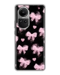 Чехол для OPPO Reno 10 с картинкой «Геометрия банта»